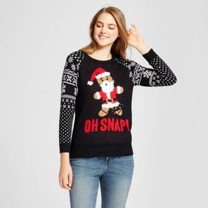 Oh snap! Ugly Christmas sweater